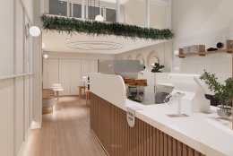 Redesign, design, manufacture and installation of stores: Luka Coffee Shop, Huai Khwang, Ratchada, Bangkok.